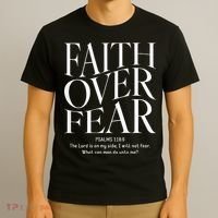 Faith Over Fear Christian T-Shirt thumb 3