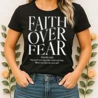 Faith Over Fear Christian Women's T-Shirt thumb 2