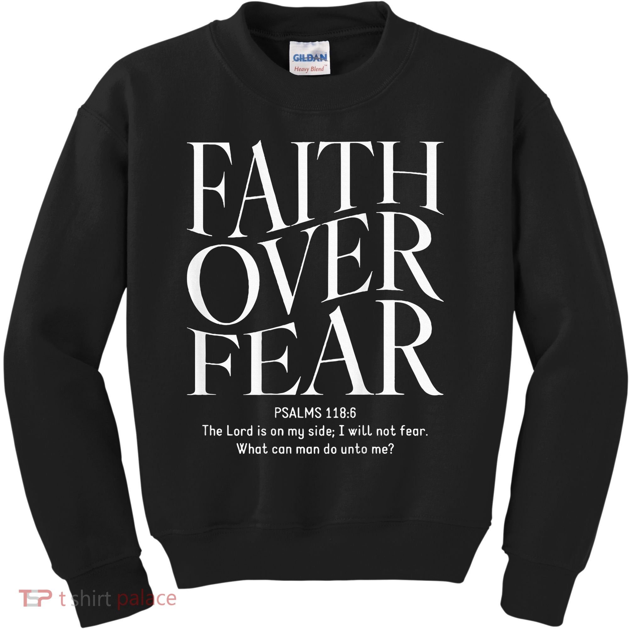 Faith Over Fear Christian Kids Sweatshirt
