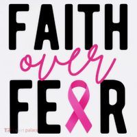 Faith Over Fear Breast Cancer Awareness Women's Tank Top thumb 5