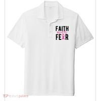 Faith Over Fear Breast Cancer Awareness Sport-Tek Posi-UV Pro Polo thumb 0