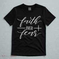 Faith Over Fear Jesus Christian Religious T-Shirt thumb 5