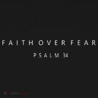 Faith Over Fear Psalm 34 Christian Minimal Christian Women's Hoodie thumb 2