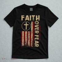 Faith Over Fear Patriotic Christian T-Shirt thumb 5