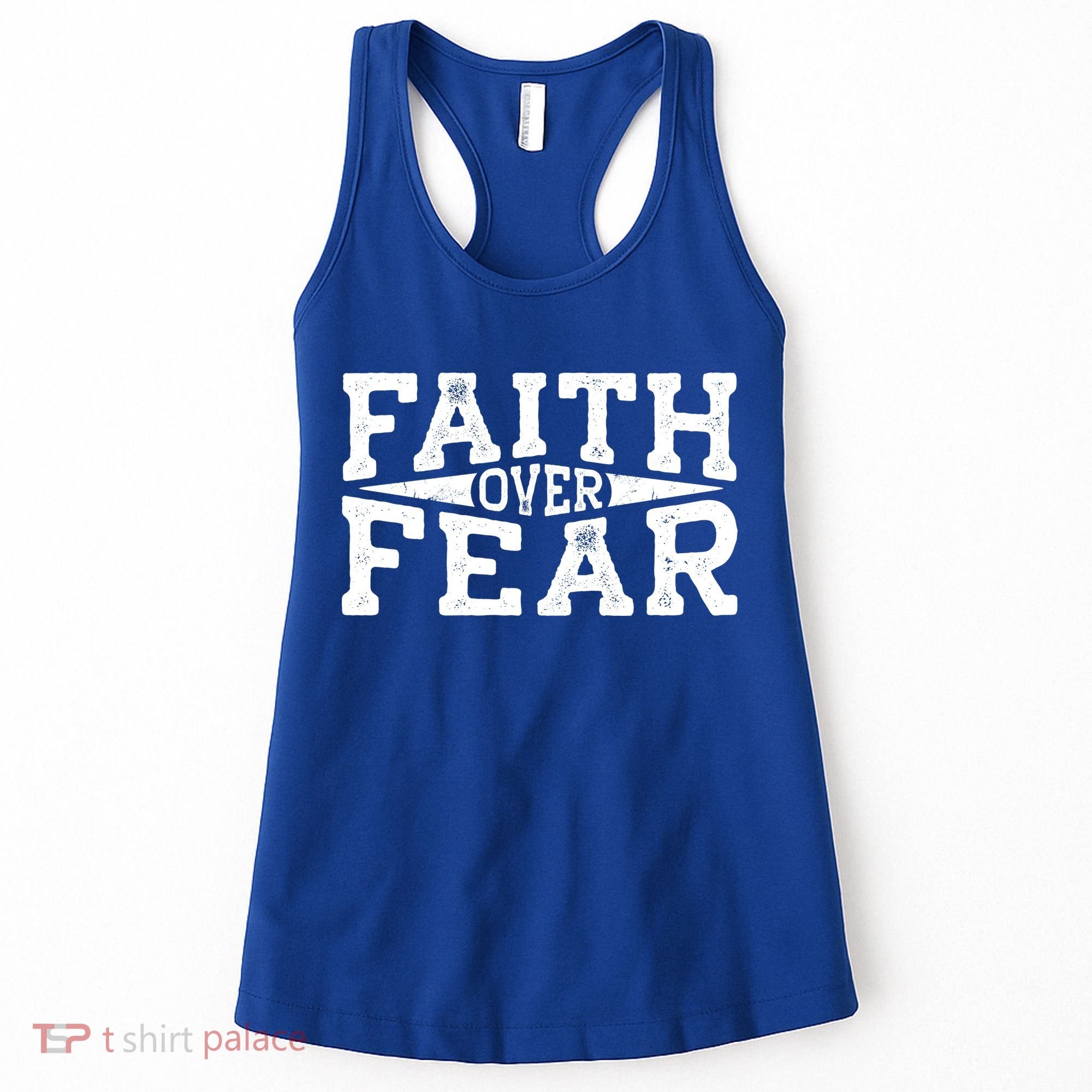 Faith Over Fear Christianity Women's Tank Top