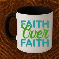 Faith Over Faith Coffee Mug thumb 2