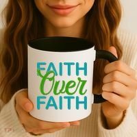 Faith Over Faith Coffee Mug thumb 3