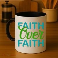 Faith Over Faith Coffee Mug thumb 4
