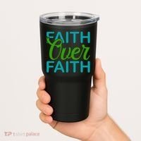 Faith Over Faith Tumbler thumb 2