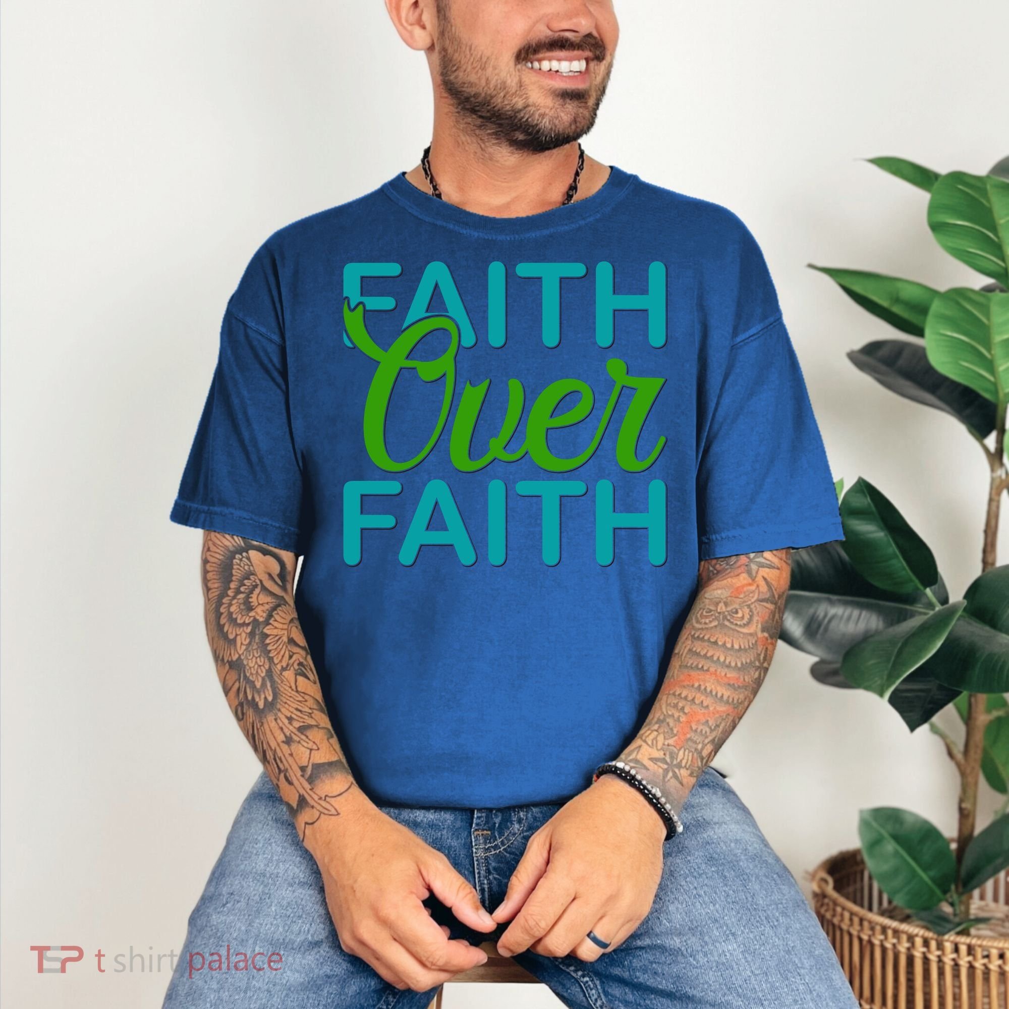 Faith Over Faith Comfort Colors T-Shirt