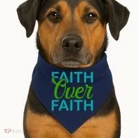 Faith Over Faith USA-Made Doggie Bandana thumb 1