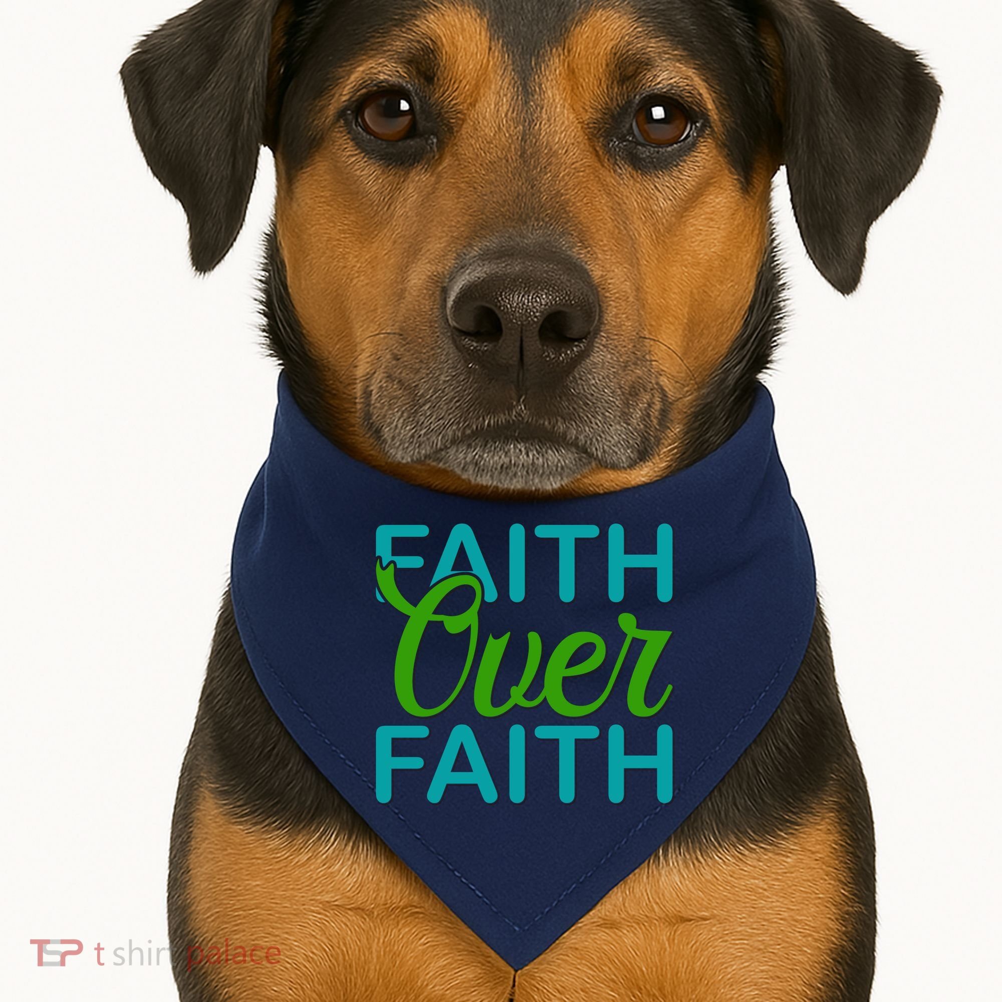 Faith Over Faith USA-Made Doggie Bandana