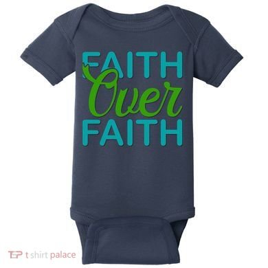 Faith Over Faith Baby Bodysuit