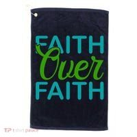 Faith Over Faith Golf Towel thumb 0
