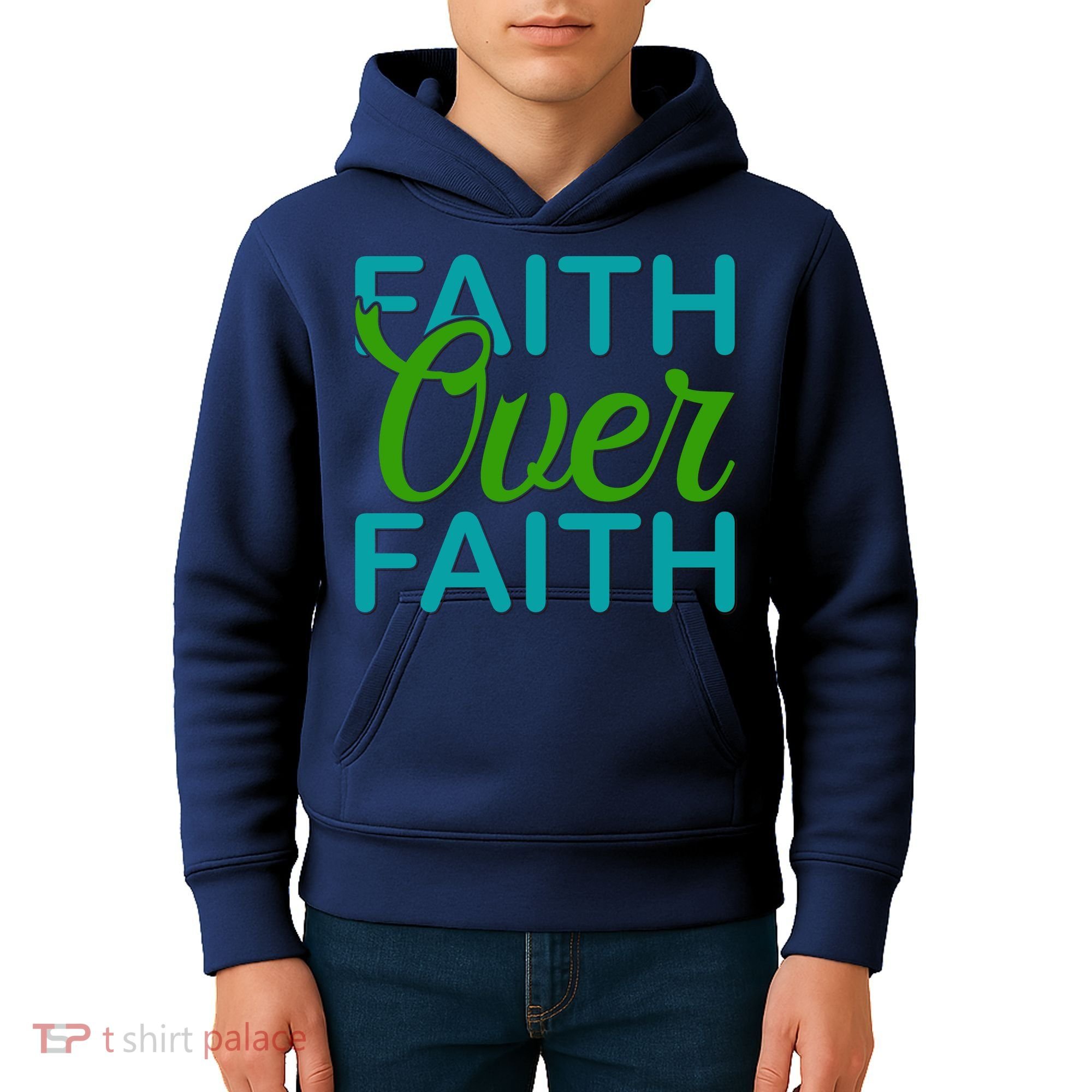 Faith Over Faith Kids Hoodie