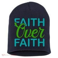 Faith Over Faith Short Acrylic Beanie thumb 0