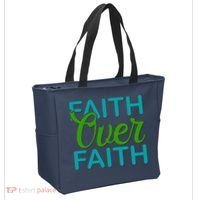 Faith Over Faith Tote Bag thumb 2