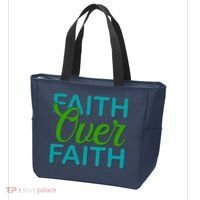 Faith Over Faith Tote Bag thumb 3