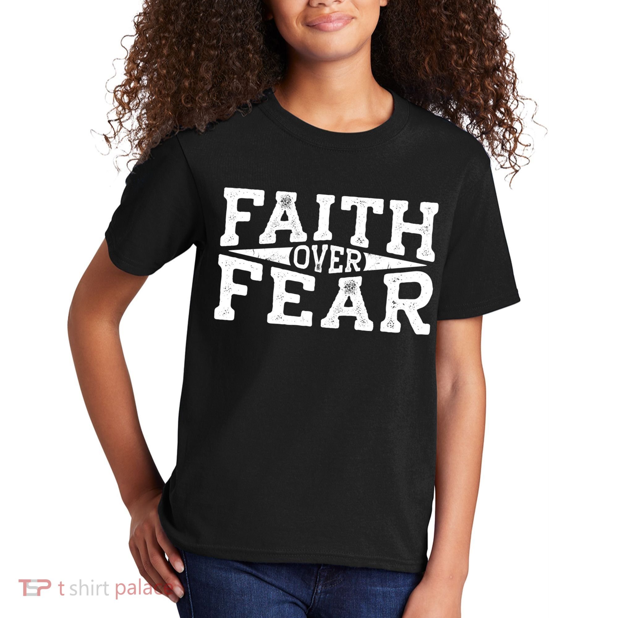 Faith Over Fear Kids T-Shirt