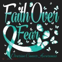 Faith Over Fear Ovarian Cancer Awareness Butterfly Beanie thumb 2