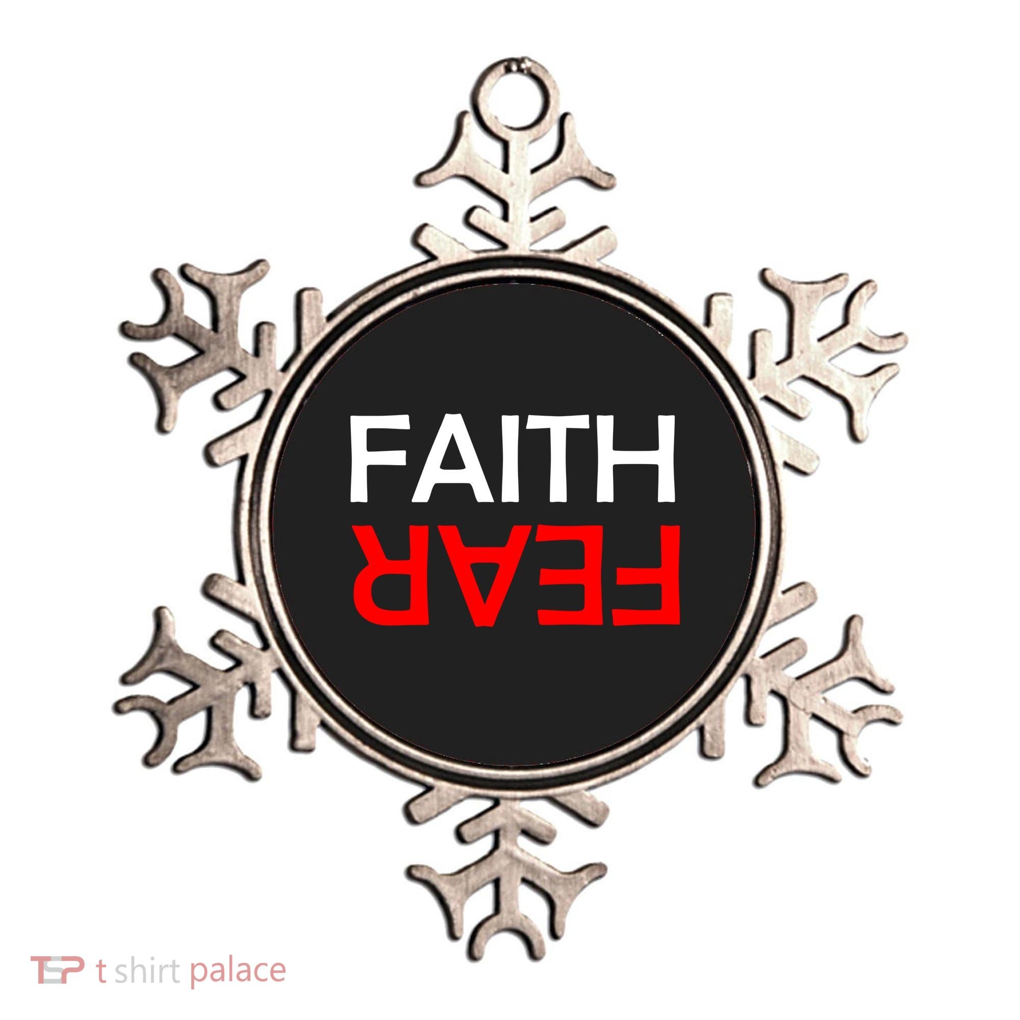 Faith Over Fear Ornament