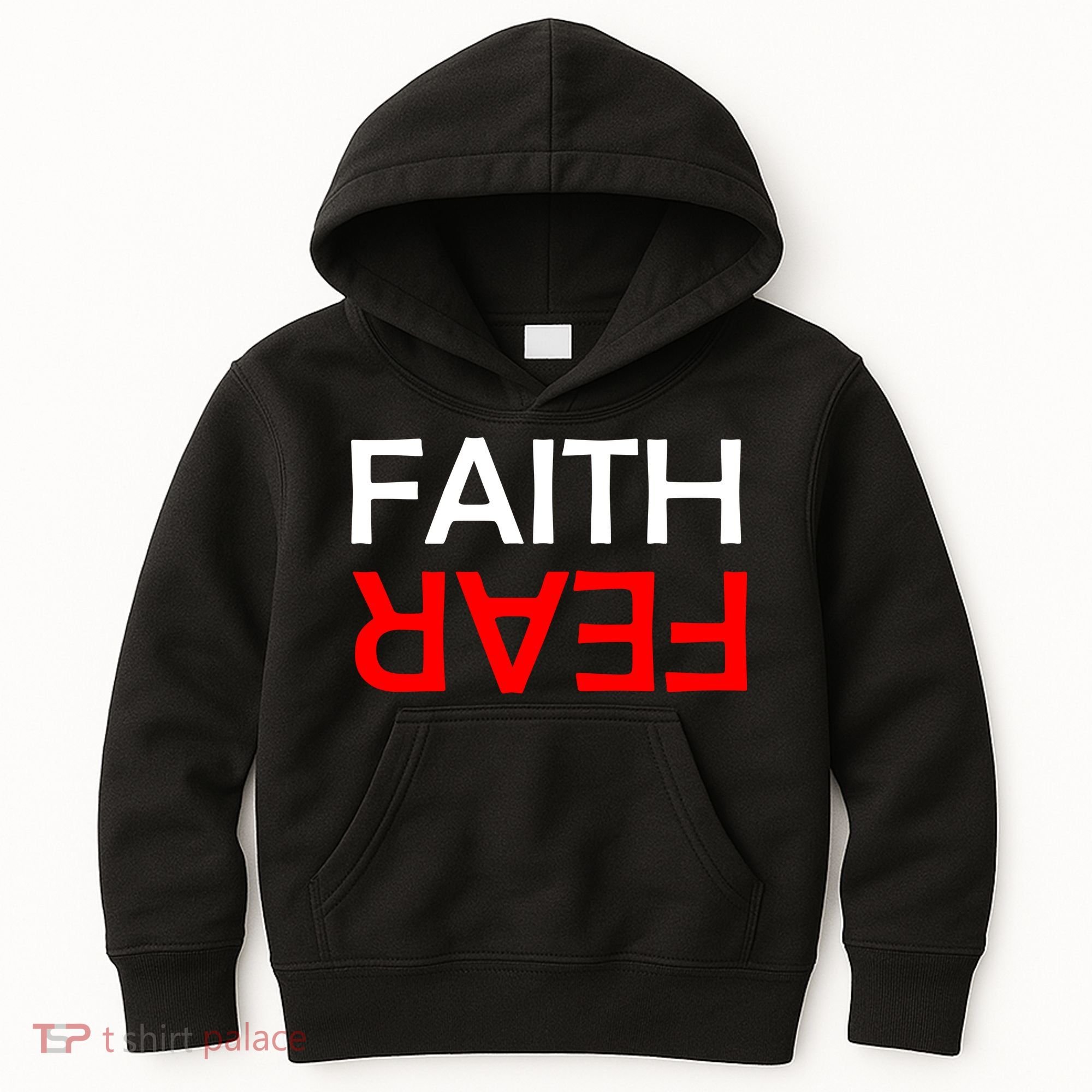 Faith Over Fear Kids Hoodie