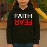 Faith Over Fear Kids Hoodie thumb 3