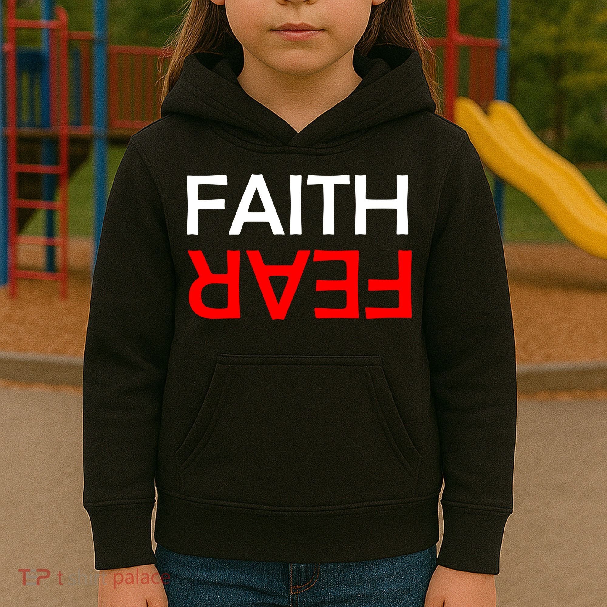 Faith Over Fear Kids Hoodie