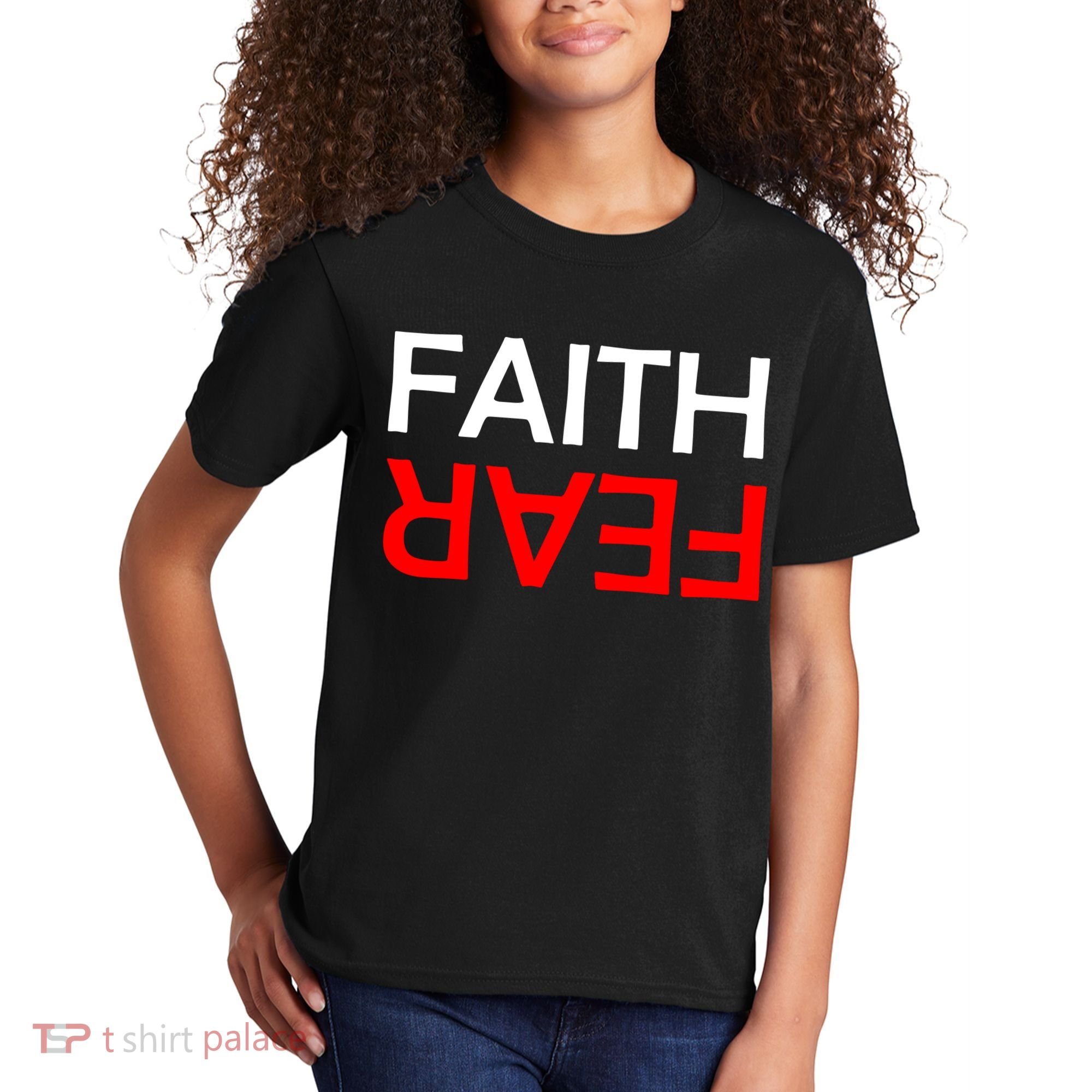 Faith Over Fear Kids T-Shirt