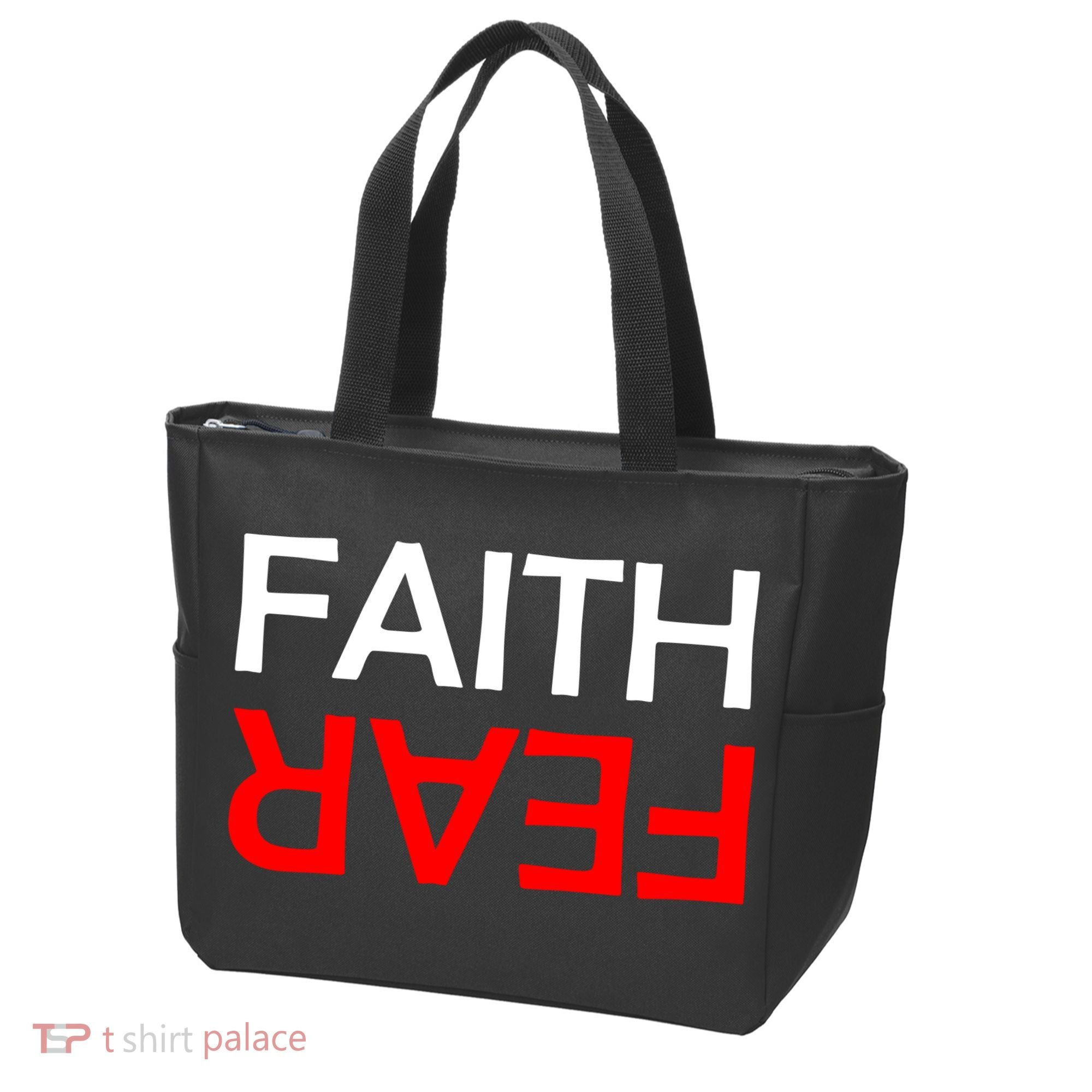 Faith Over Fear Tote Bag
