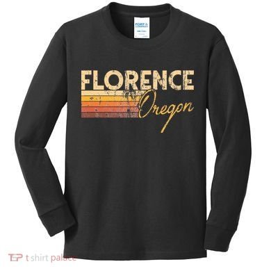 Florence Oregon Kids Long Sleeve Shirt