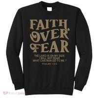Faith Over Fear Christian Jesus Sweatshirt thumb 0