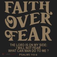Faith Over Fear Christian Jesus Beanie thumb 2