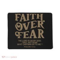 Faith Over Fear Christian Jesus Mousepad thumb 0