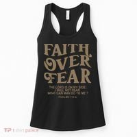 Faith Over Fear Christian Jesus Women's Tank Top thumb 0