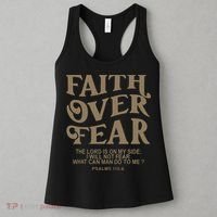 Faith Over Fear Christian Jesus Women's Tank Top thumb 3