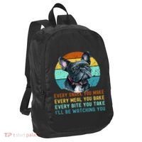 Frenchie or French Bulldog Dog Every Snack you Make Port Authority Crush Ripstop Backpack thumb 0