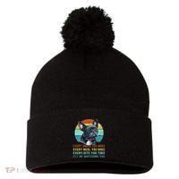 Frenchie or French Bulldog Dog Every Snack you Make Pom Pom 12in Knit Beanie thumb 0