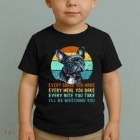 Frenchie or French Bulldog Dog Every Snack you Make Toddler T-Shirt thumb 2