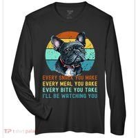 Frenchie or French Bulldog Dog Every Snack you Make Zone Performance Long-Sleeve T-Shirt thumb 0