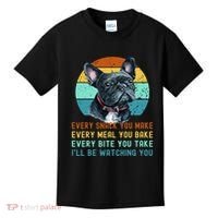 Frenchie or French Bulldog Dog Every Snack you Make Kids T-Shirt thumb 0