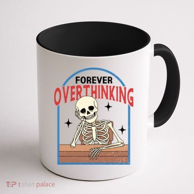 Forever Overthinking Coffee Mug back