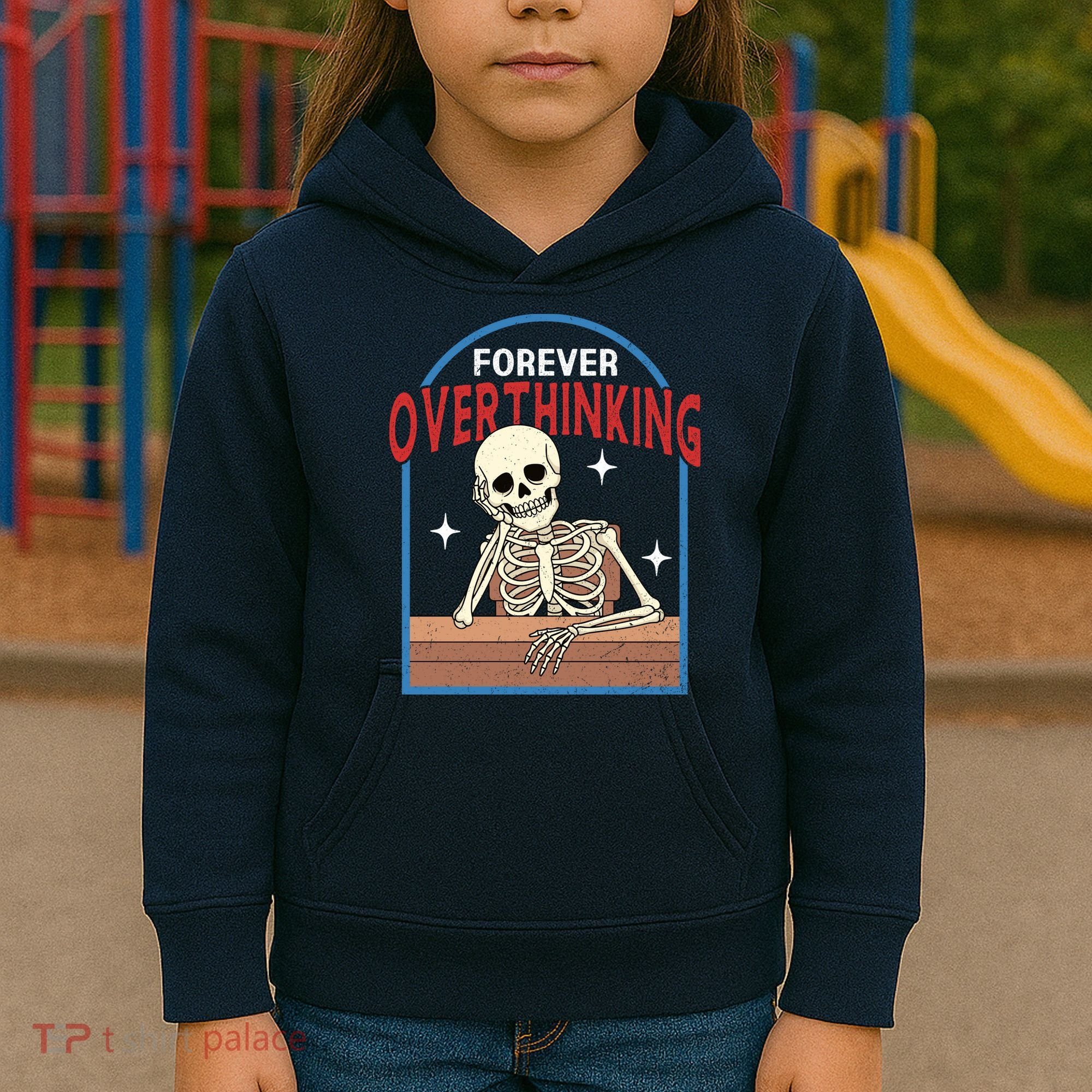 Forever Overthinking Kids Hoodie