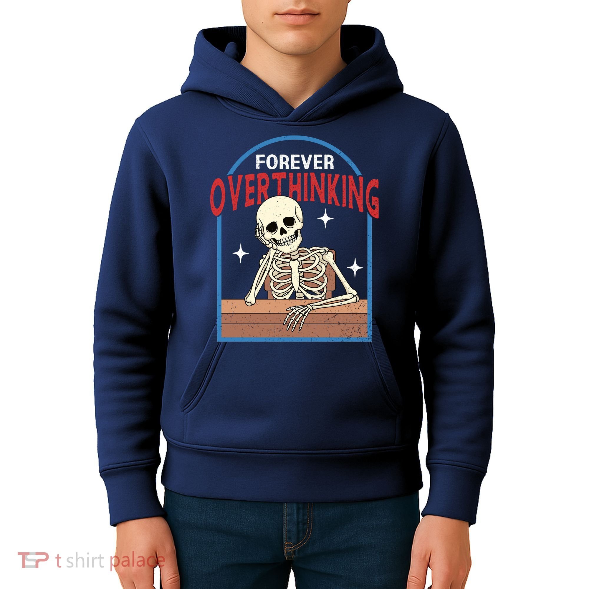 Forever Overthinking Kids Hoodie