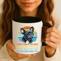 Frenchie Or French Bulldog Dog Every Snack You Make Coffee Mug thumb 3