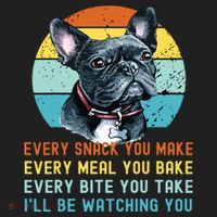 Frenchie Or French Bulldog Dog Every Snack You Make Beanie thumb 2