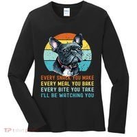 Frenchie Or French Bulldog Dog Every Snack You Make Women's Long Sleeve Shirt thumb 0
