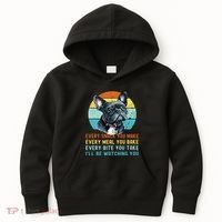 Frenchie Or French Bulldog Dog Every Snack You Make Kids Hoodie thumb 0