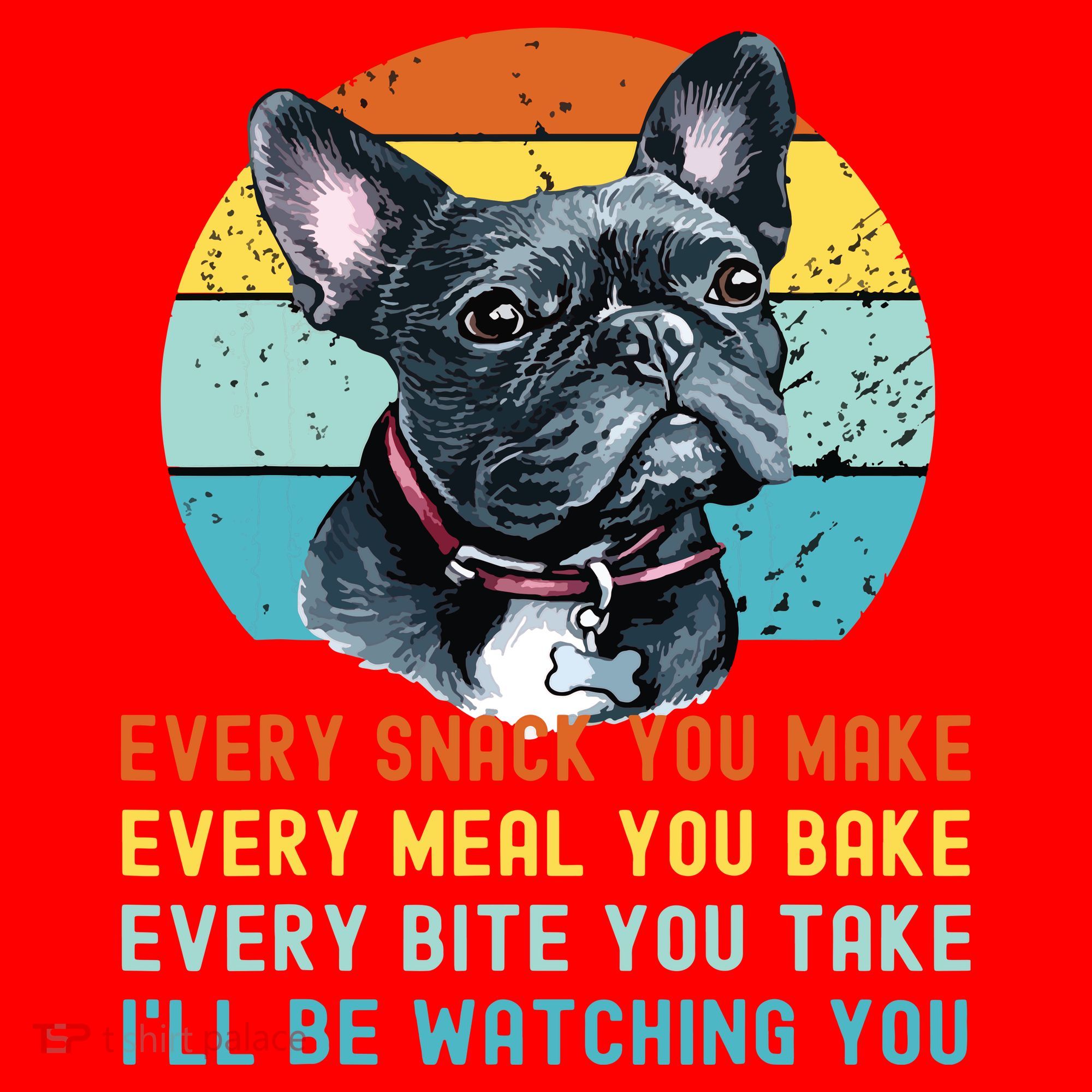 Frenchie Or French Bulldog Dog Every Snack You Make Santa Hat