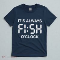 Fish OClock Funny Fishing Fisherman FatherS Day Gift T-Shirt thumb 5